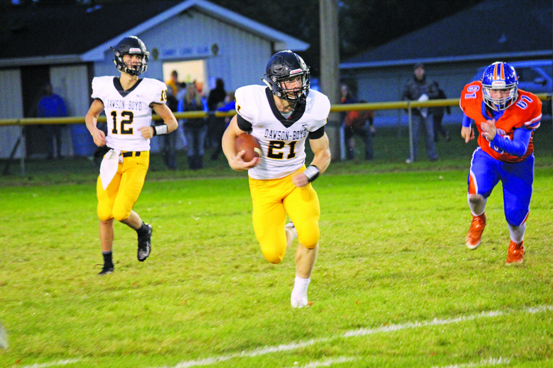 PREP FOOTBALL DawsonBoyd cruises past Canby News, Sports, Jobs